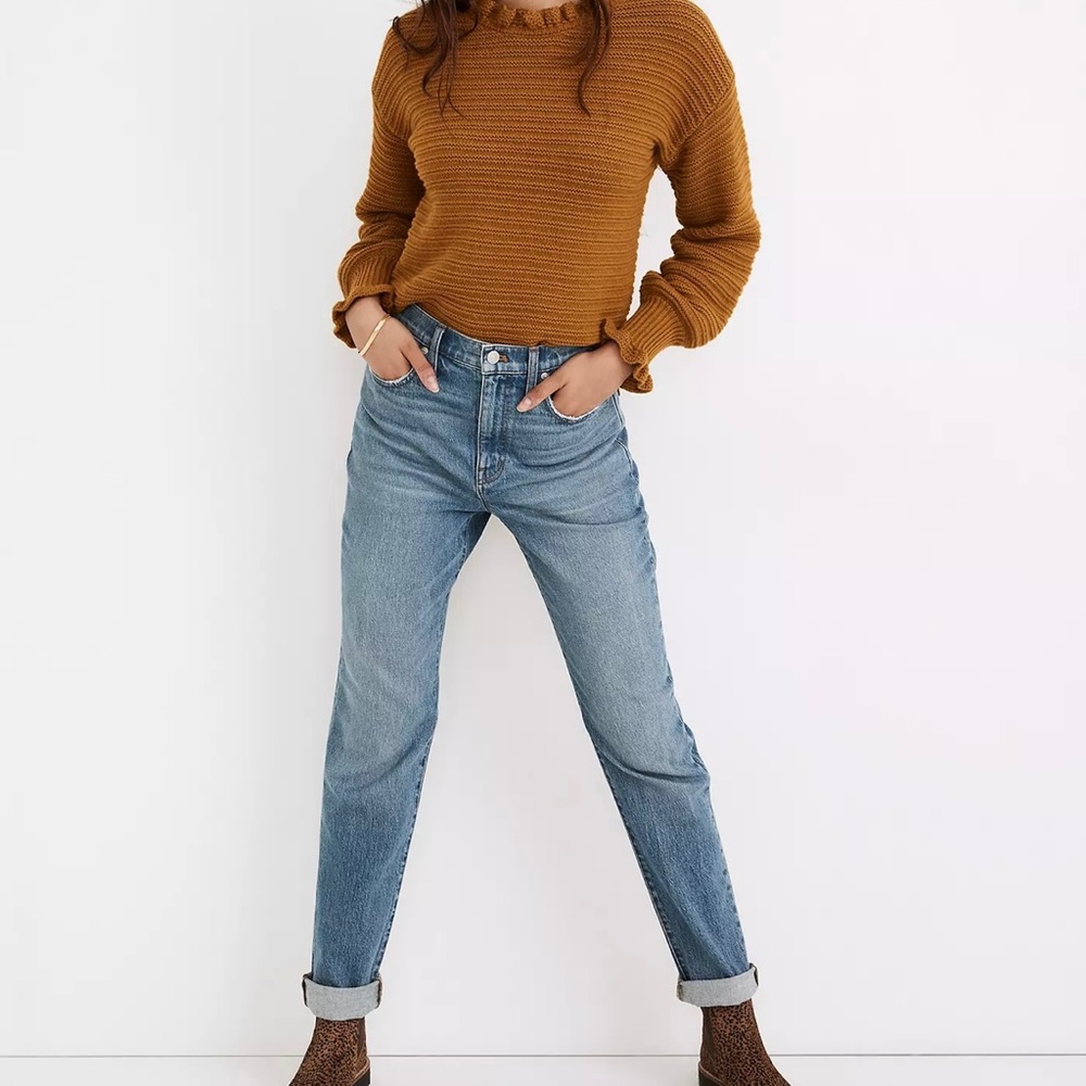 NWT Madewell High-Rise Slim Boyjean in Neal Wash sz 25